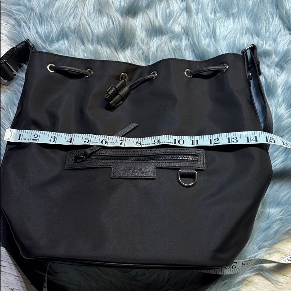 Longchamp Black Le Pilage Neo Bucket Bag - Picture 10 of 13